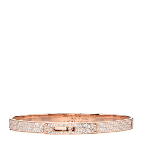 hermes diamond bracelet|hermes kelly bracelet full diamond.